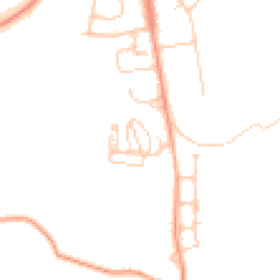 Daytime road noise heatmap for OX14 2LH