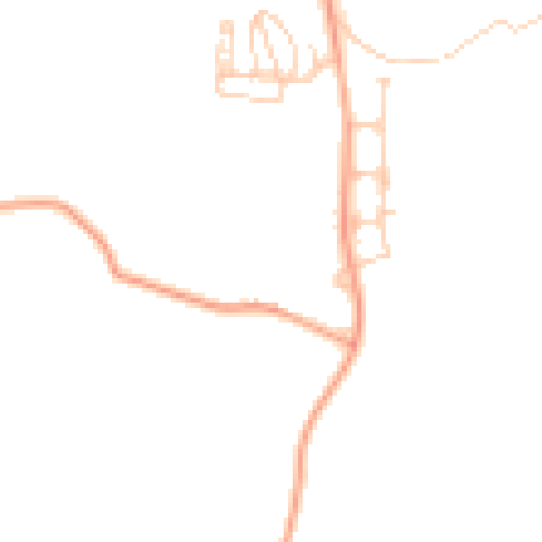 Daytime road noise heatmap for OX14 2LL