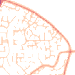 Daytime road noise heatmap for OX14 2NY