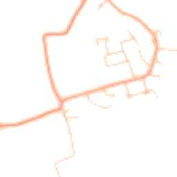 Daytime road noise heatmap for OX14 3AB