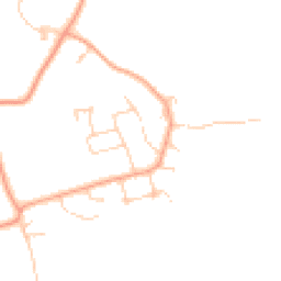 Daytime road noise heatmap for OX14 3AP