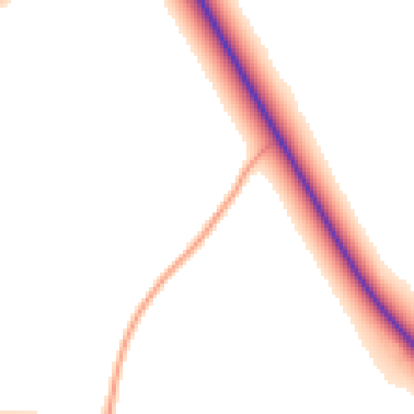 Daytime road noise heatmap for OX14 3DL