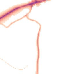 Daytime road noise heatmap for OX14 3EH