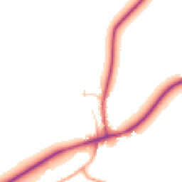 Daytime road noise heatmap for OX14 3EN