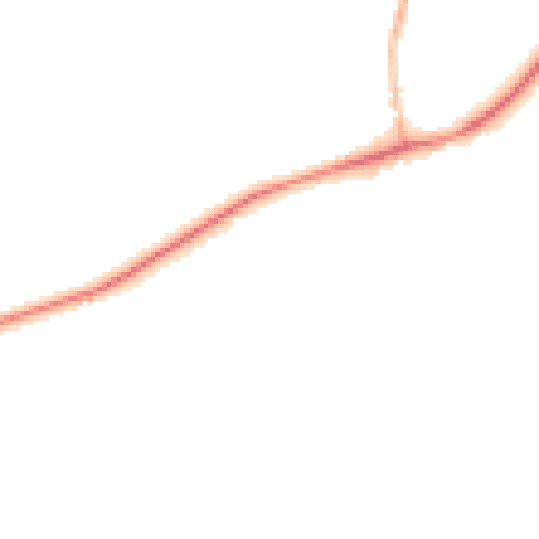 Night-time road noise heatmap for OX14 3EQ