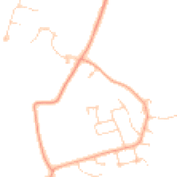Daytime road noise heatmap for OX14 3EY