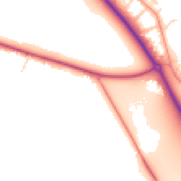 Daytime road noise heatmap for OX14 3GX