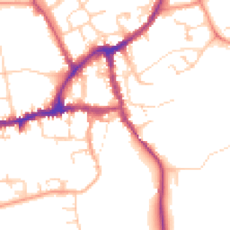 Daytime road noise heatmap for OX14 3HG
