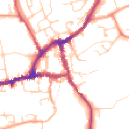 Daytime road noise heatmap for OX14 3JP