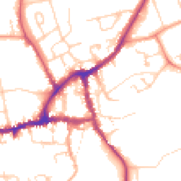 Daytime road noise heatmap for OX14 3LD