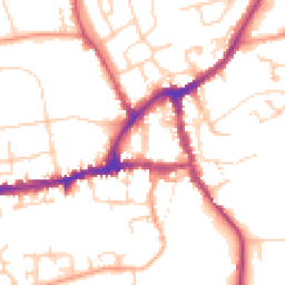 Daytime road noise heatmap for OX14 3QH