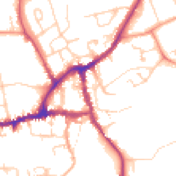 Daytime road noise heatmap for OX14 3RN