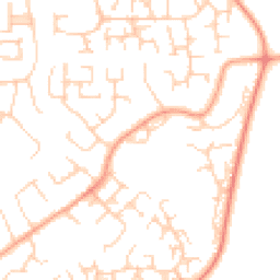 Daytime road noise heatmap for OX14 3SR