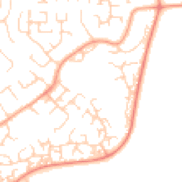 Daytime road noise heatmap for OX14 3UB