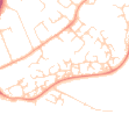 Daytime road noise heatmap for OX14 3UP