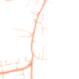 Daytime road noise heatmap for OX14 4AU