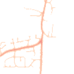 Daytime road noise heatmap for OX14 4AY