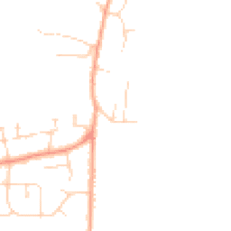 Daytime road noise heatmap for OX14 4AZ