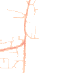 Daytime road noise heatmap for OX14 4BB