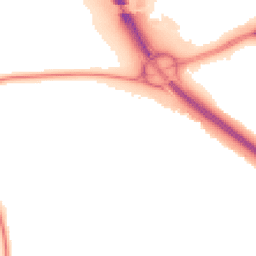 Night-time road noise heatmap for OX14 4BF