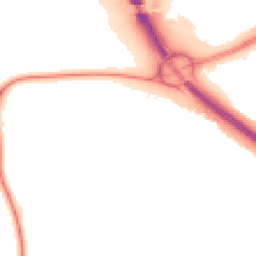 Night-time road noise heatmap for OX14 4BG