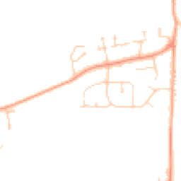 Daytime road noise heatmap for OX14 4DF