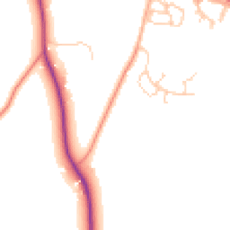 Daytime road noise heatmap for OX14 4DP
