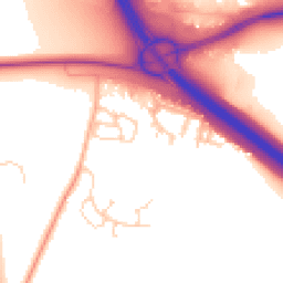 Daytime road noise heatmap for OX14 4DR