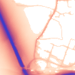 Daytime road noise heatmap for OX14 4DX