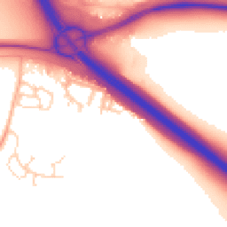 Daytime road noise heatmap for OX14 4DZ
