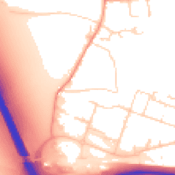 Daytime road noise heatmap for OX14 4EA