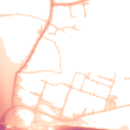 Daytime road noise heatmap for OX14 4EB