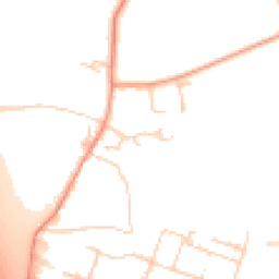 Daytime road noise heatmap for OX14 4EG