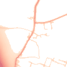 Daytime road noise heatmap for OX14 4ER