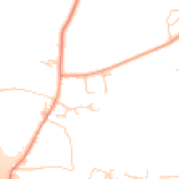 Daytime road noise heatmap for OX14 4EX