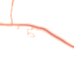 Daytime road noise heatmap for OX14 4GD