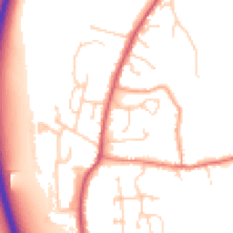 Daytime road noise heatmap for OX14 4GS