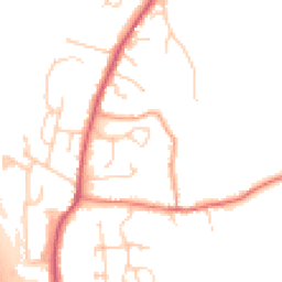 Daytime road noise heatmap for OX14 4GY