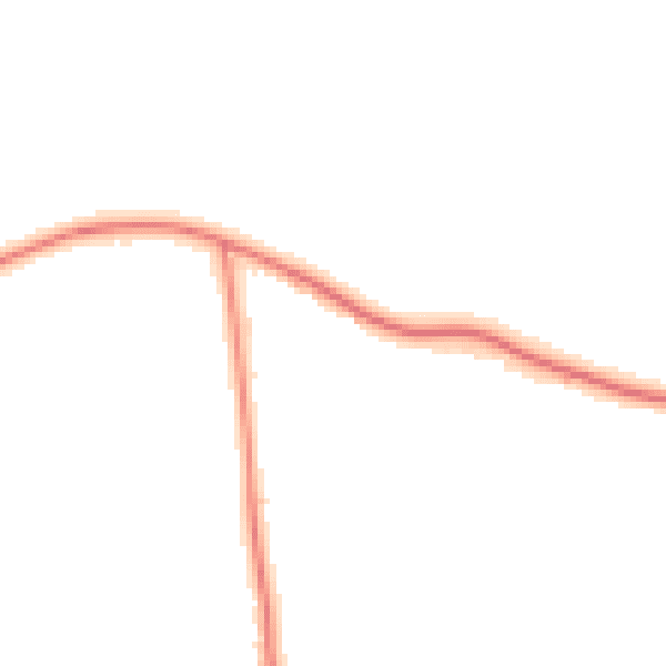 Daytime road noise heatmap for OX14 4GZ