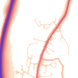Daytime road noise heatmap for OX14 4HN