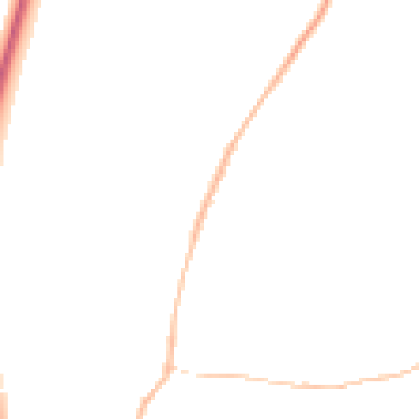 Night-time road noise heatmap for OX14 4HP