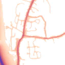 Daytime road noise heatmap for OX14 4HY