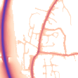 Daytime road noise heatmap for OX14 4JB