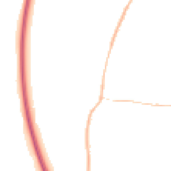 Night-time road noise heatmap for OX14 4JH