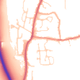Daytime road noise heatmap for OX14 4JL