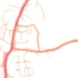 Daytime road noise heatmap for OX14 4JS