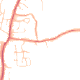 Daytime road noise heatmap for OX14 4JW