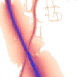 Daytime road noise heatmap for OX14 4LB