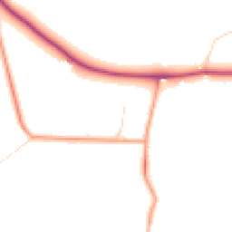 Daytime road noise heatmap for OX14 4ND