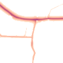 Daytime road noise heatmap for OX14 4NL